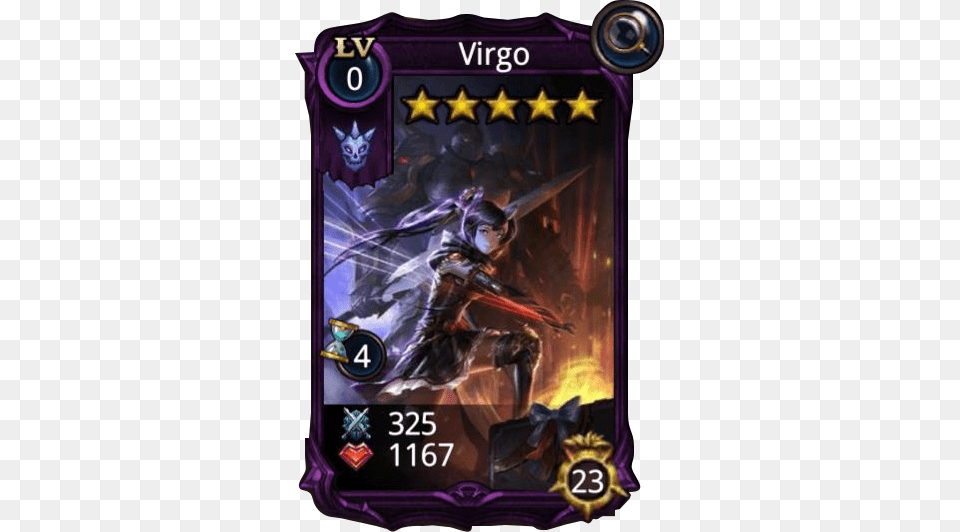 Virgo Creature Card Bloody Lord Deck Heroes, Book, Publication, Comics, Adult Png