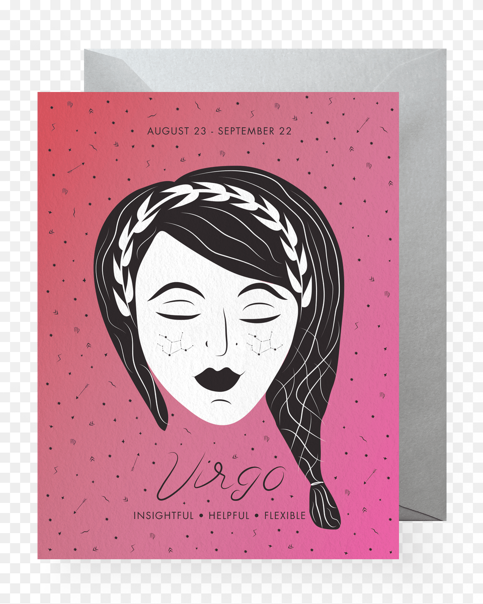 Virgo Illustration, Envelope, Greeting Card, Mail, Adult Free Png