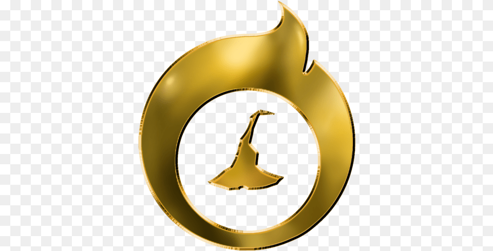 Virgo Snippet Emblem, Symbol, Gold, Logo, Disk Png Image