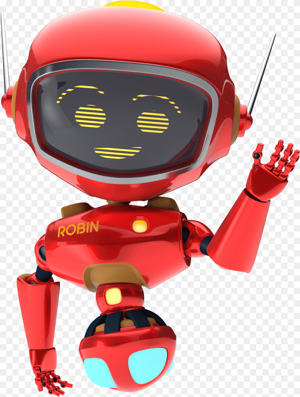 Virtual Assistant Robin Has Joined The Cartoon, Robot, Toy Free Png Download