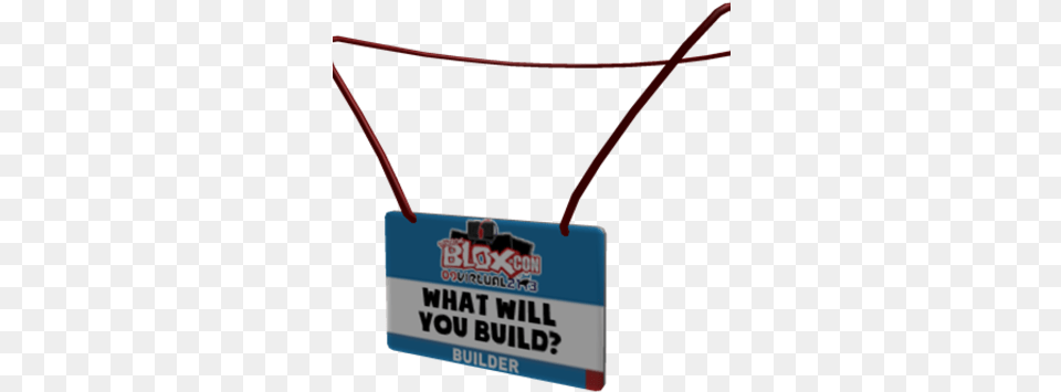 Virtual Bloxcon 2013 Lanyard Roblox Wikia Fandom Lanyard Roblox Png Image