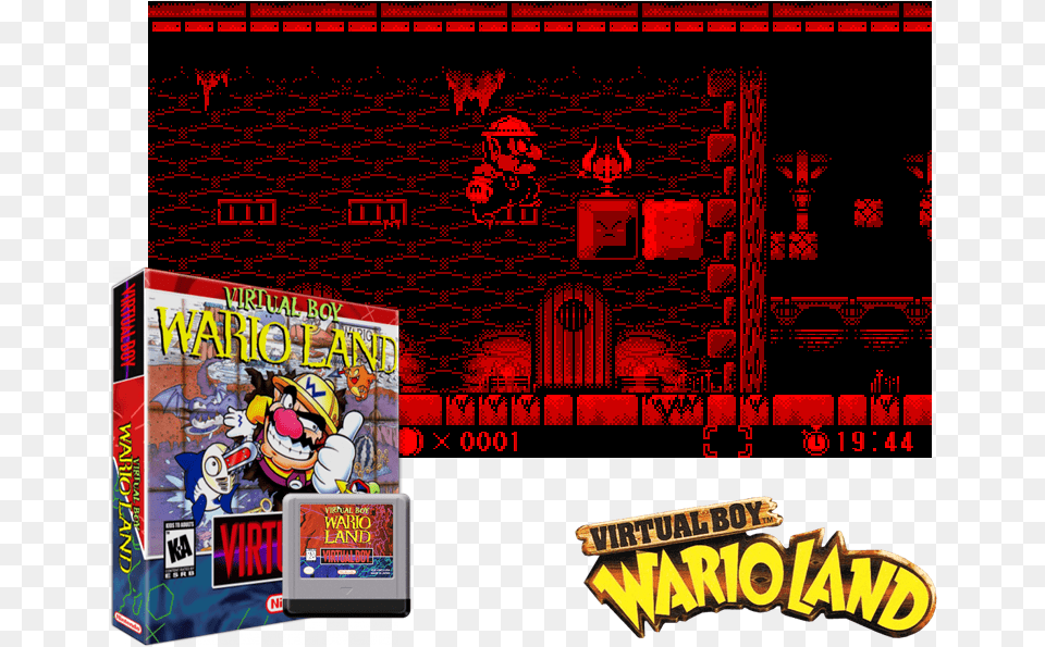 Virtual Boy Wario Land, Game Free Png Download