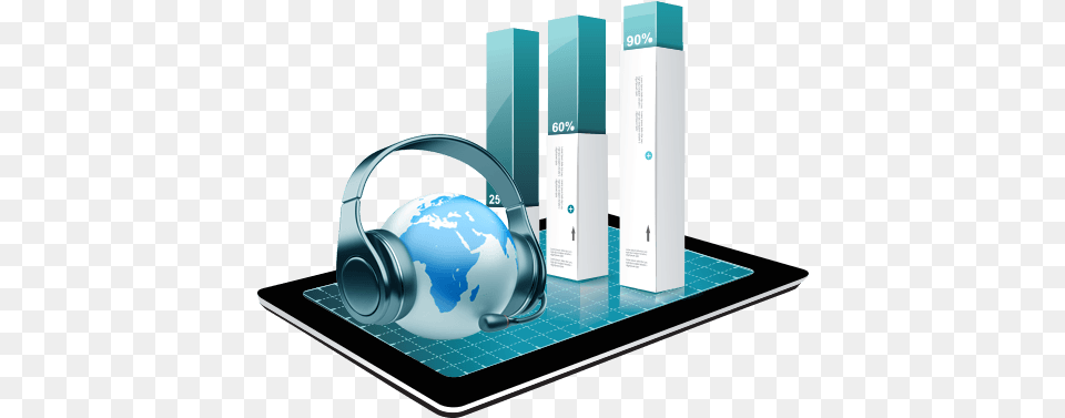 Virtual Contact Center Customer Service Headphones, Electronics Png