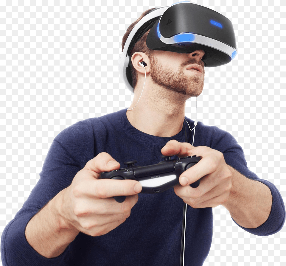 Virtual Reality, Vr Headset, Person, Video Gaming, Electronics Free Transparent Png