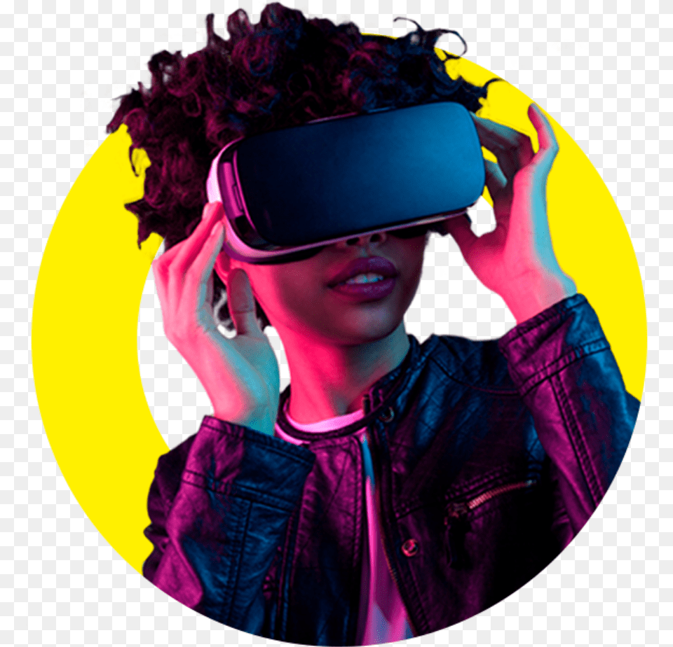 Virtual Reality Headset Cool, Portrait, Clothing, Coat, Face Free Png Download