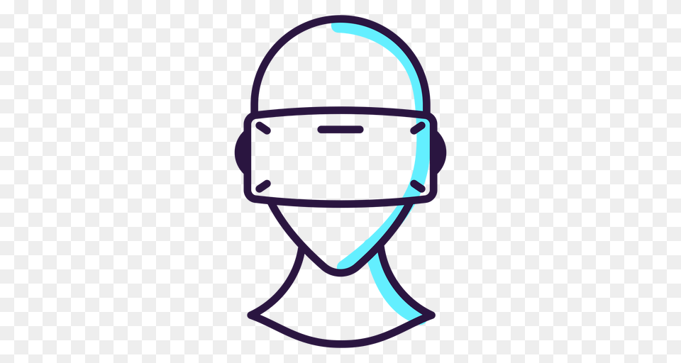 Virtual Reality Headset Icon, Helmet, American Football, Football, Person Png Image