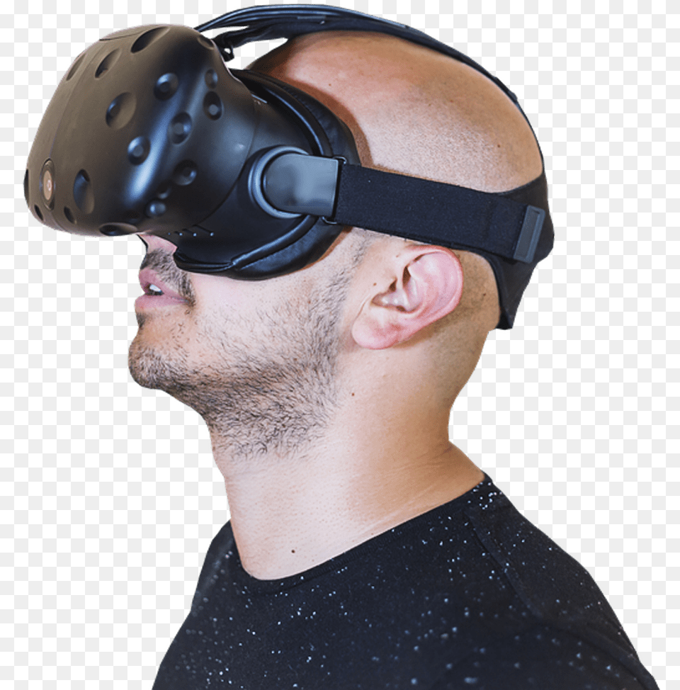 Virtual Reality Headset Image Publicidad De Realidad Virtual, Accessories, Goggles, Helmet, Adult Free Transparent Png