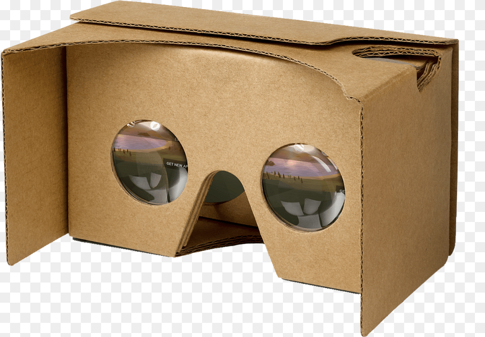 Virtual Reality Headset Samsung Vr Cardboard, Box, Carton Free Png Download