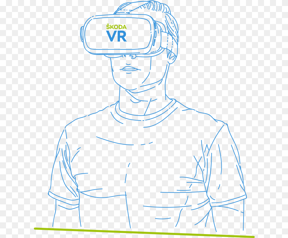 Virtual Reality Is The Future Of Showrooms Drawing, Adult, Man, Male, Person Free Png Download