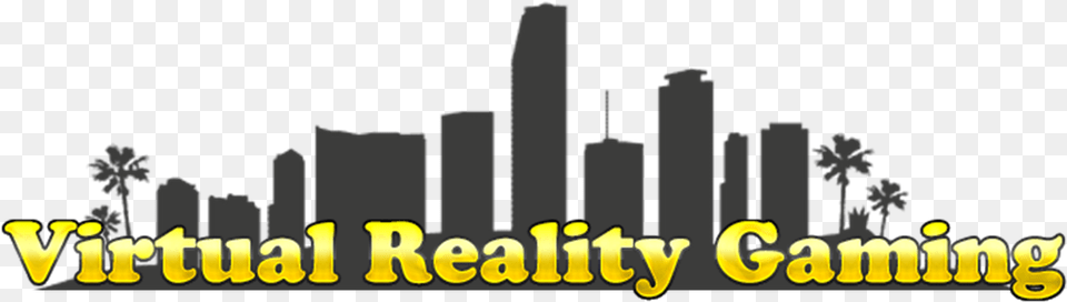 Virtual Reality Video Game Party In Miami Florida Skyline, Logo, Outdoors, City, Nature Free Png Download