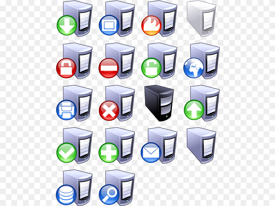 Virtual Server Icon Server Icons, Computer, Electronics, Hardware, Computer Hardware Free Png Download