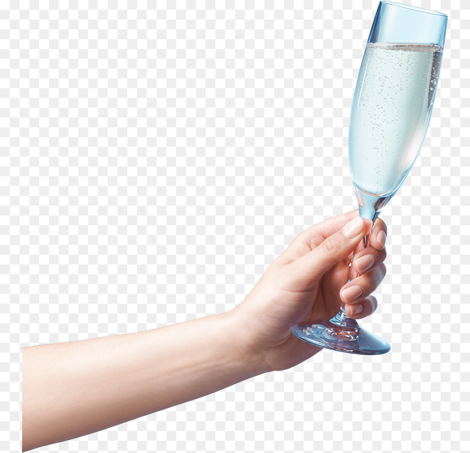 Virtually Hand Champagne Glass, Alcohol, Wine, Liquor, Goblet Free Png Download