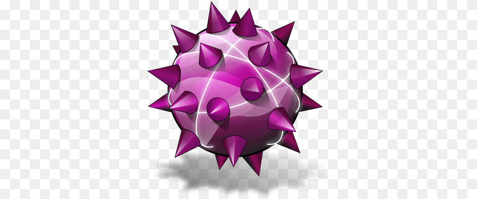 Virus, Sphere, Purple, Plant, Dahlia Png