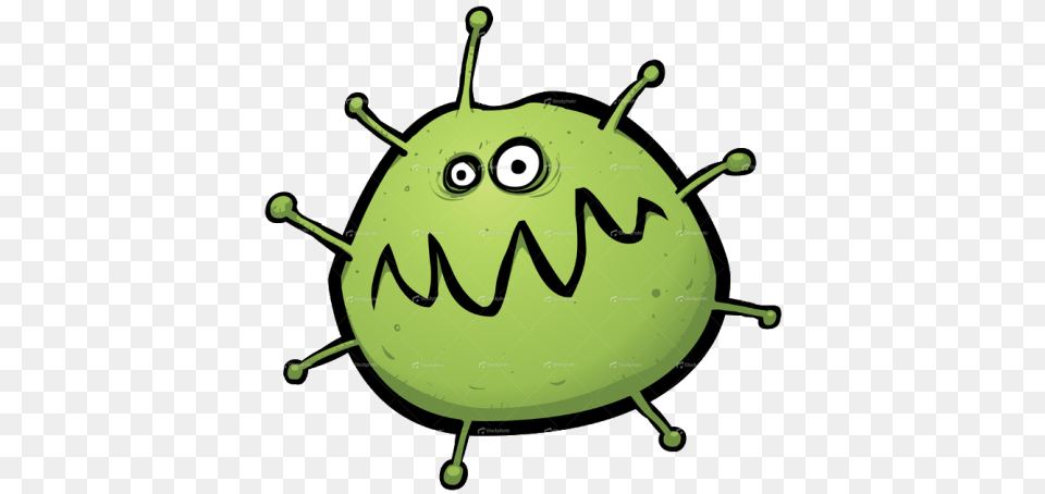 Virus Clipart Mucus, Green, Food, Nut, Plant Png Image