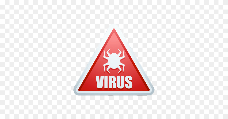 Virus Danger Triangle, Sign, Symbol, Road Sign Free Transparent Png