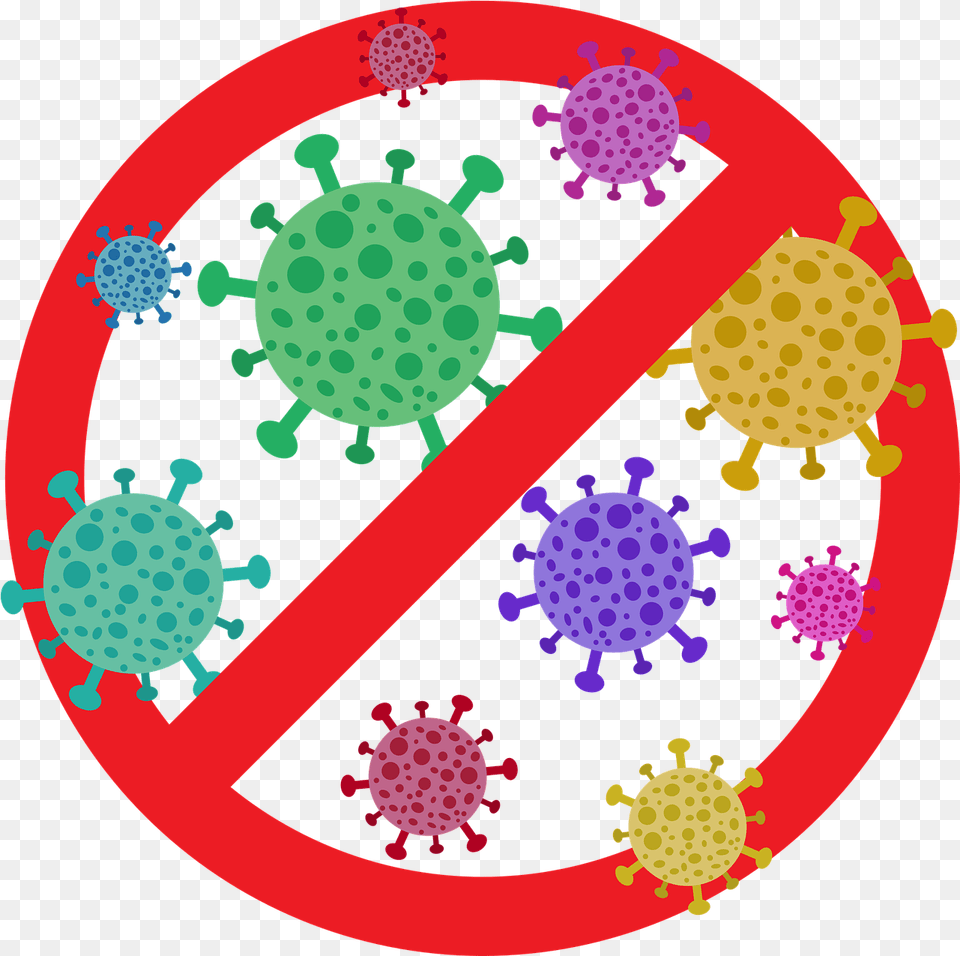 Virus Germ Corona Stop Germ, Symbol, Pattern, Text Free Png Download