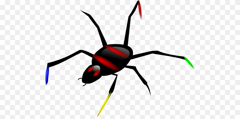 Virus In Spider Form Clip Art For Web, Animal, Invertebrate, Appliance, Ceiling Fan Png
