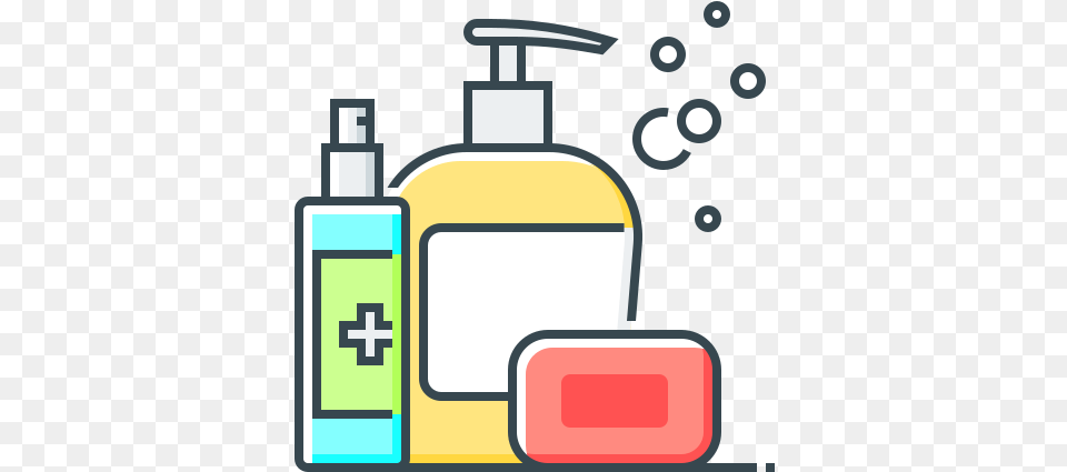 Virus Sanitizer Personal Care Health And Personal Care Icon, Bottle, Lotion, First Aid Free Png Download