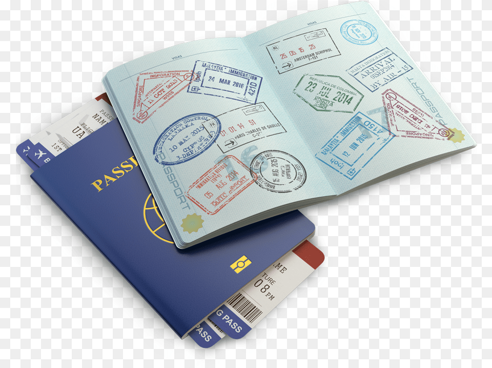 Visa And Passport, Text, Document, Id Cards Png Image