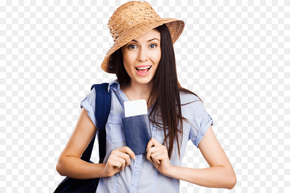 Visa Change By Bus Dubai, Hat, Sun Hat, Clothing, Person Png Image