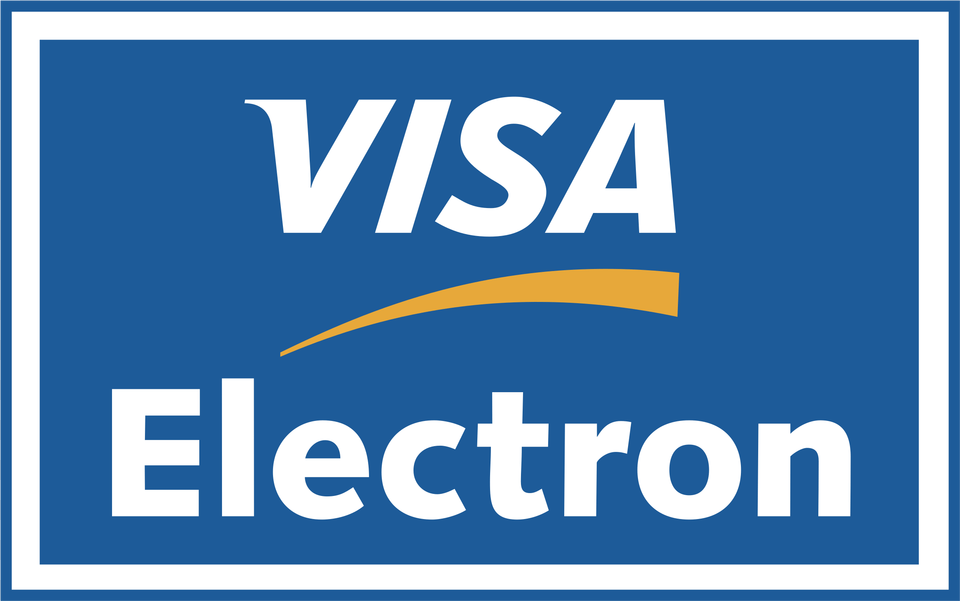 Visa Electron Logo Transparent Logo Visa Electron, Sign, Symbol, Text, First Aid Free Png