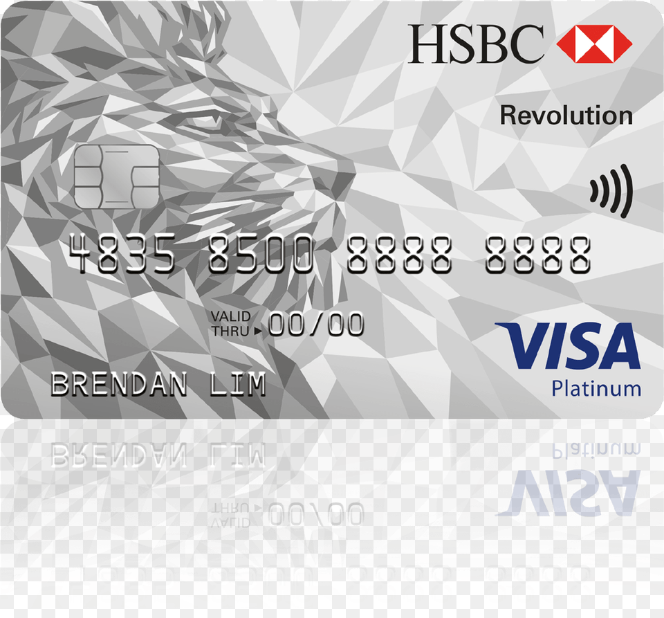 Visa Platinum Credit Card Hsbc Cash Rewards Mastercard, Text, Credit Card Free Png Download