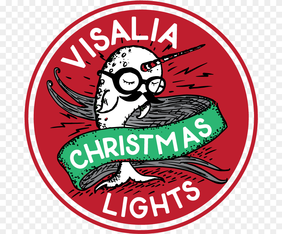Visalia Christmas Lights Logo, Sticker, Architecture, Building Free Transparent Png