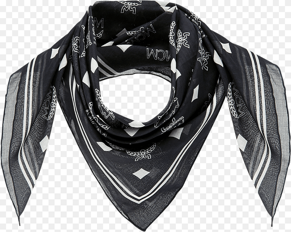 Visetos Print Bandana Scarf In Bk Scarf, Accessories, Clothing, Headband Free Png