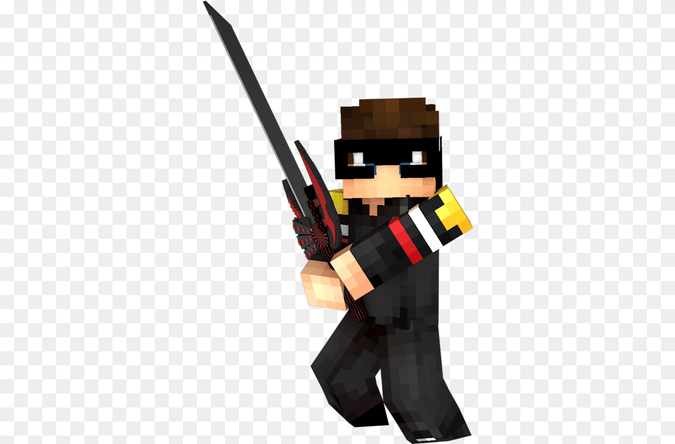 Vishera Render Gfx Minecraft, Sword, Weapon, Ninja, Person Png