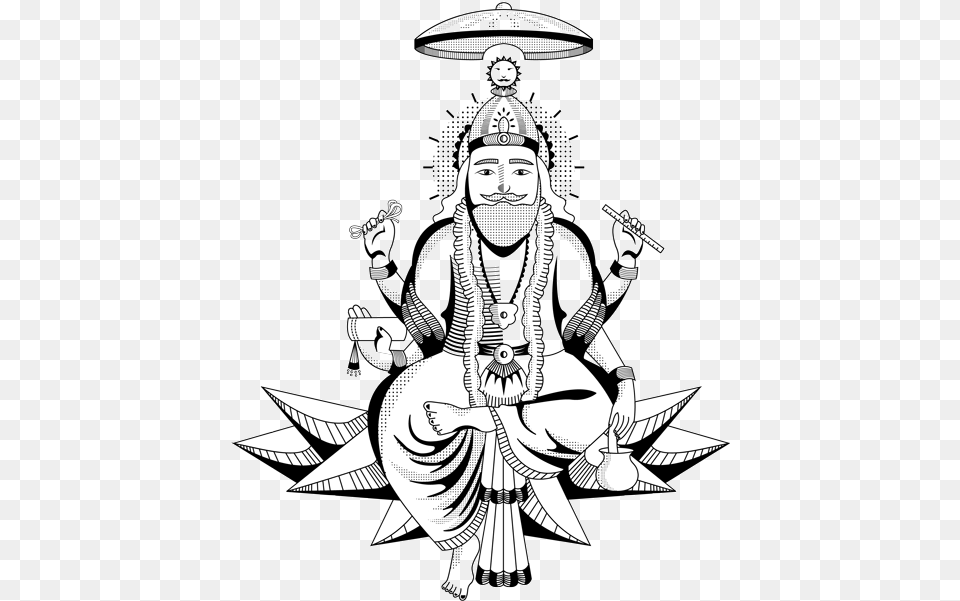 Vishwakarma God Lord Vishwakarma God Pencil Sketch, Adult, Person, Female, Woman Free Transparent Png