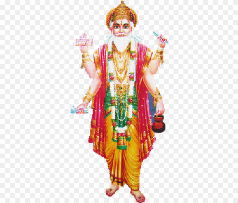 Vishwakarma Is Known As The D Vishwakarma Hd, Clothing, Costume, Person, Woman Png Image