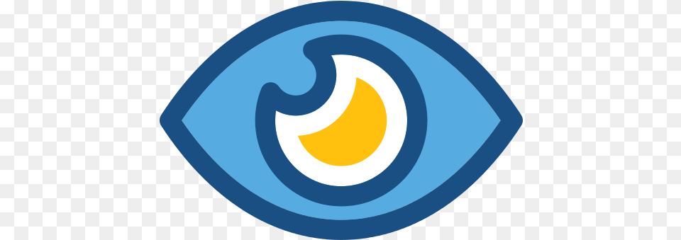 Visibility Eye Icon Crescent, Logo, Egg, Food Free Png Download