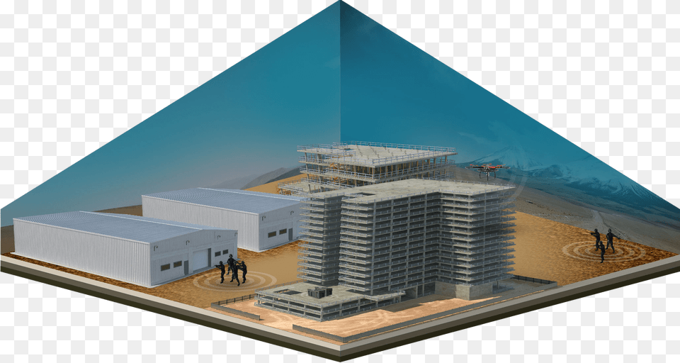 Vision Based Navigation Commercial Building, Architecture, Office Building, City, Condo Free Transparent Png