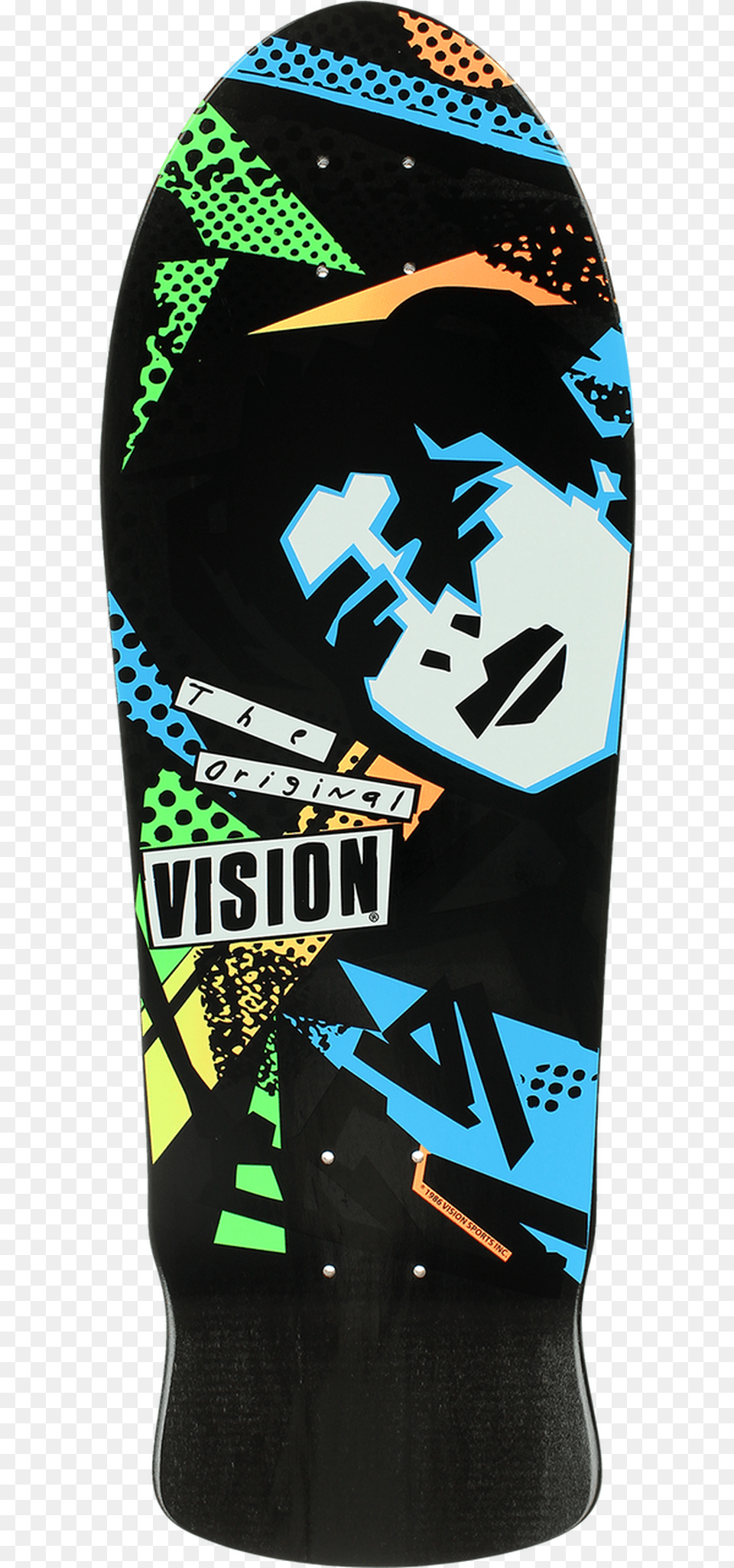 Vision Original Mg Gonzales Old School Reissue Deck Vision Mark Gonzales Skateboard, Cap, Clothing, Hat, Swimwear Png