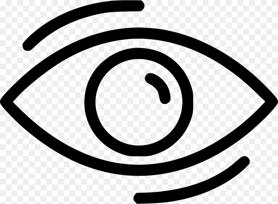 Vision Vision Line Icon, Stencil, Spiral Free Png Download