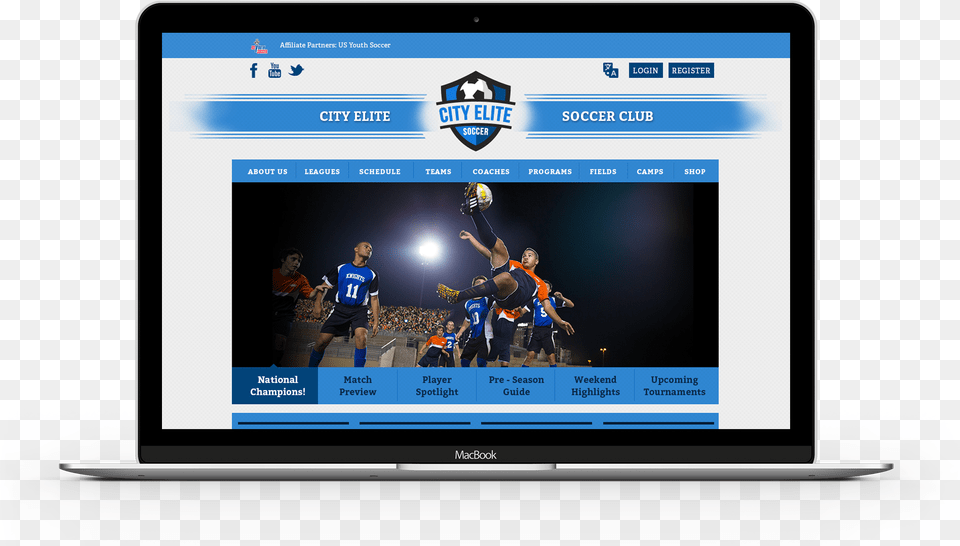 Visit Blue Sombrero Soccer Websites, Screen, Computer Hardware, Electronics, Monitor Png Image