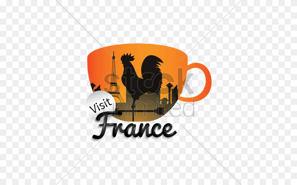 Visit France Vector Image, Cup, Animal, Bird, Chicken Free Png