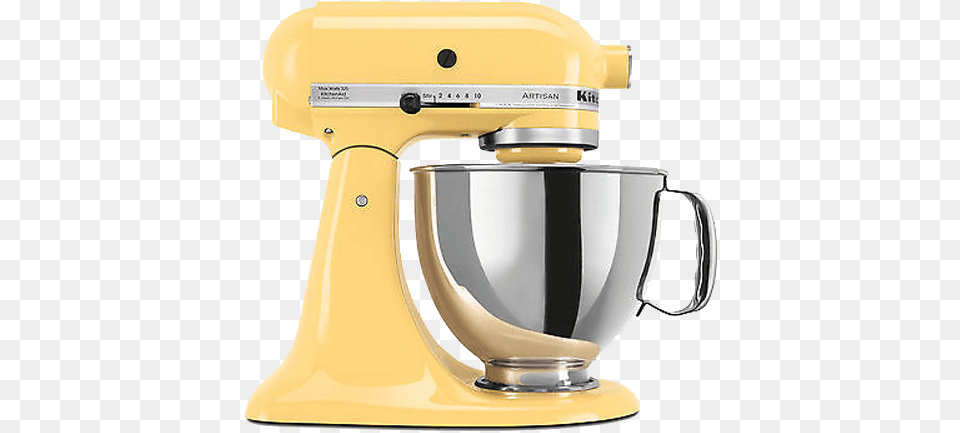 Visit Kitchenaid Artisan Yellow, Appliance, Device, Electrical Device, Mixer Png