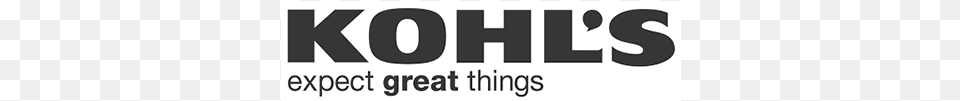 Visit Kohls Com Kohls Logo Expect Great Things, Text Free Png