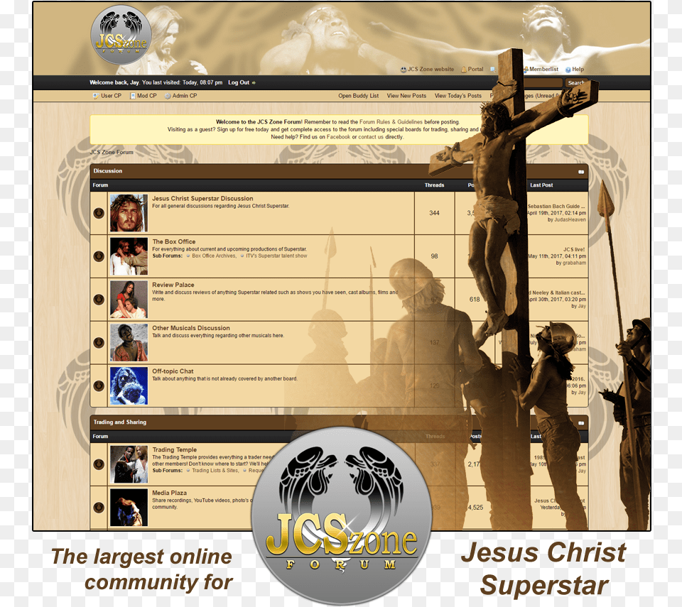 Visit The Largest Online Community For Jesus Christ Online Advertising, Symbol, Cross, Adult, Person Png