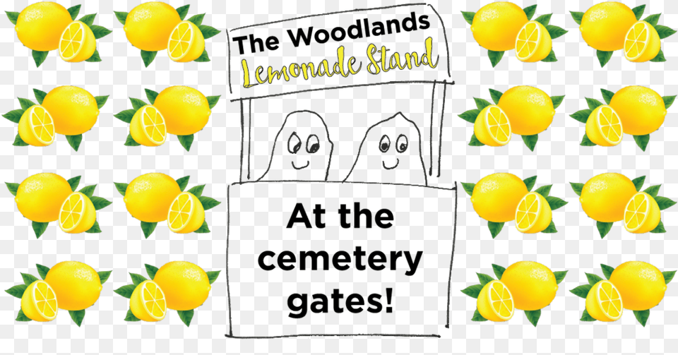 Visit The Woodlands Pop Up Lemonade Stand At The Front, Citrus Fruit, Food, Fruit, Lemon Free Png
