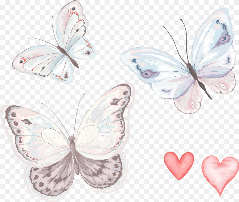 Visit Transparent Watercolor Butterfly, Art Free Png Download