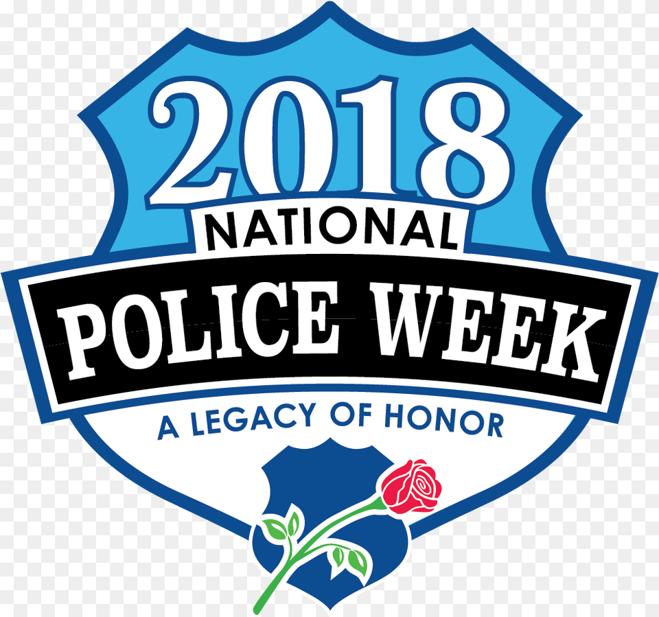 Visiting Washington Dc National Police Week 2018, Badge, Logo, Symbol, Flower Free Png Download