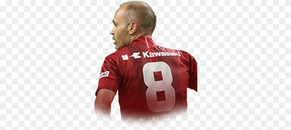 Vissel Kobe Iniesta Fifa, Clothing, Shirt, Adult, Male Free Transparent Png