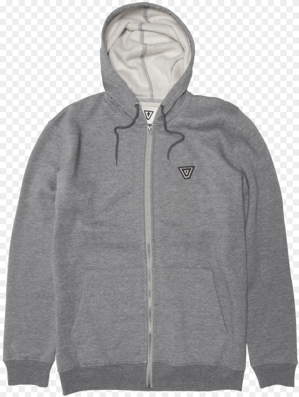 Vissla Grey Hoodie, Clothing, Hood, Knitwear, Sweater Png Image