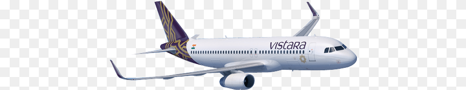 Vistara Plane Model Aircraft, Airliner, Airplane, Transportation, Vehicle Png Image