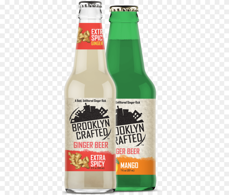 Visual 2 Brooklyn Crafted Classic Ginger Ale, Alcohol, Beer, Beverage, Bottle Png Image