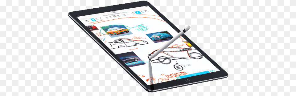 Visual Collaboration Web App For Apple Ipad Pro Clipart Tablet Computer, Electronics, Tablet Computer, Car, Transportation Free Transparent Png