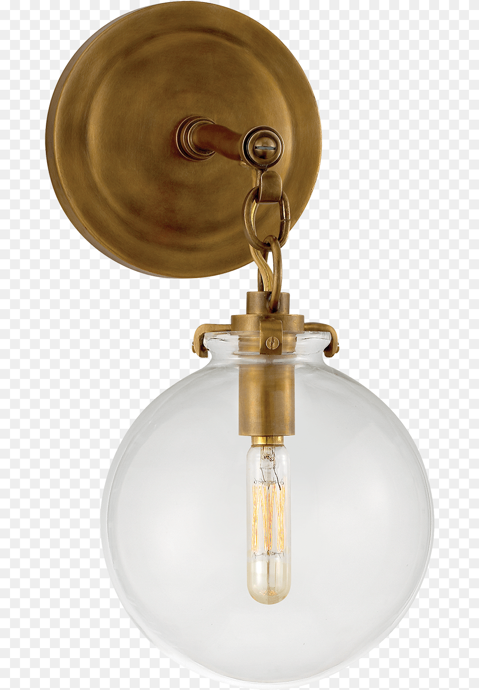 Visual Comfort Wall Sconce, Bronze, Light Fixture, Light, Lamp Png Image