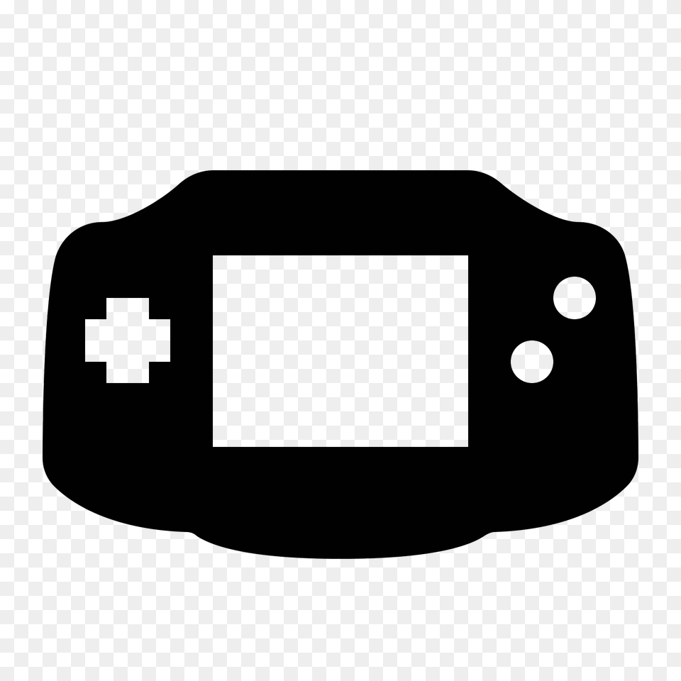 Visual Game Boy Icon, Gray Free Png